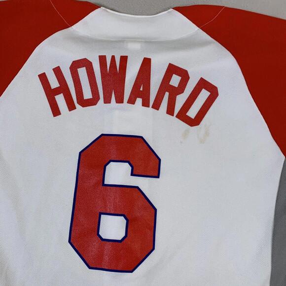 VTG Philadelphia Phillies Jersey Mens Size Medium‎ White Ryan Howard MLB U62 - Picture 14 of 16